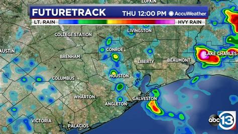 HOUSTON WEATHER: Scattered downpours Thursday, widespread storms this ...