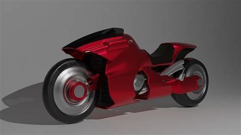 Cyberpunk style Motorbike free 3D model | CGTrader