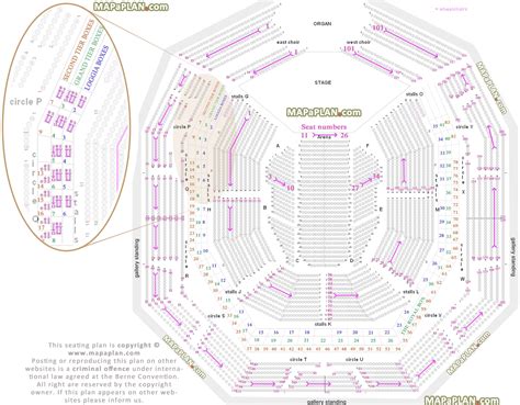 Royal Albert Hall Seat Map