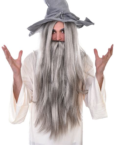 Wizard Wig and Beard - Costume Wonderland