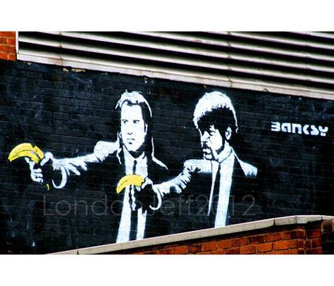 Pulp Fiction Bananas | Street art banksy, Banksy artwork, Street art