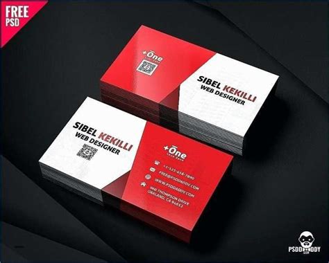 2 Sided Business Card Template Word - Sampletemplate.my.id