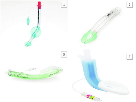 Supraglottic Airway Device: 1) Laryngeal Tube LTS-D; 2) i-gel®; 3)... | Download Scientific Diagram