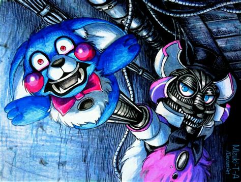 My favorite fanart of Funtime Freddy with Bon-Bon. (Drawing by Mizuki ...