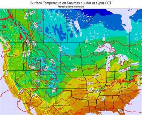 North-Dakota Surface Temperature on Saturday 05 Jun at 7am CDT