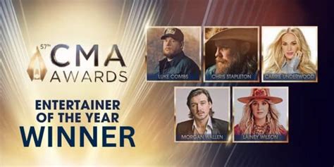 2023 CMA Awards Announce Highest Honor Of The Night: Entertainer Of The ...