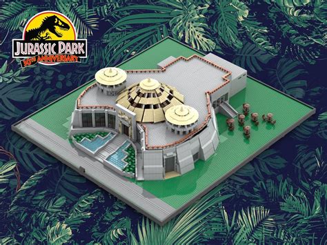 LEGO MOC Jurassic Park Visitor Center by ConsFavorites | Rebrickable - Build with LEGO