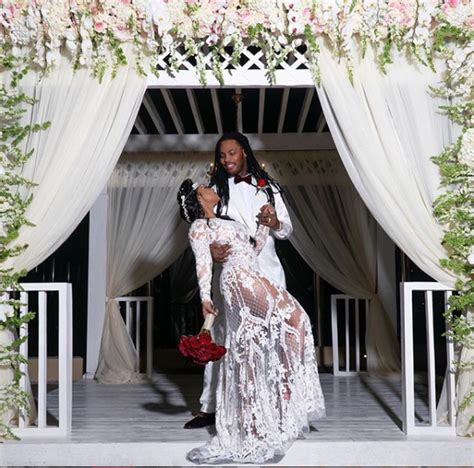 Rapper Waka Flocka and wife Tammy Rivera share glamorous photos from their wedding ceremony in ...