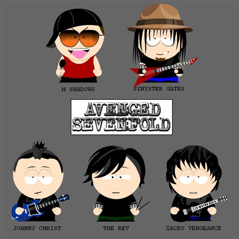 Avenged Sevenfold in South Park form - Avenged Sevenfold Photo (23371531) - Fanpop