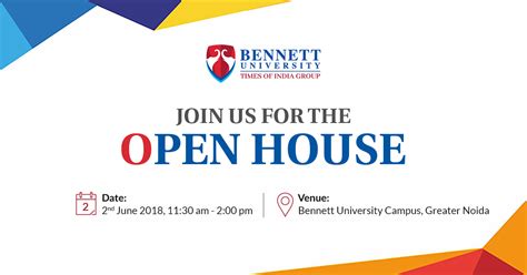 Open House - In Bennett University Campus - Bennett University