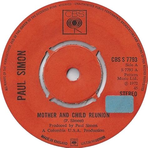 Paul Simon Mother And Child Reunion Records, LPs, Vinyl and CDs - MusicStack