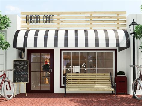 coffee shop exterior design | 3ds max + vray + pts | Hiếu Nguyễn | Flickr