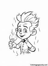 Jimmy Neutron Coloring Pages Printable For Free Download sketch template