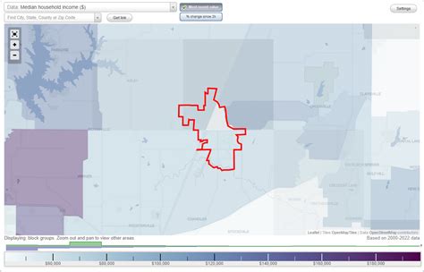 Kearney, Missouri (MO) income map, earnings map, and wages data