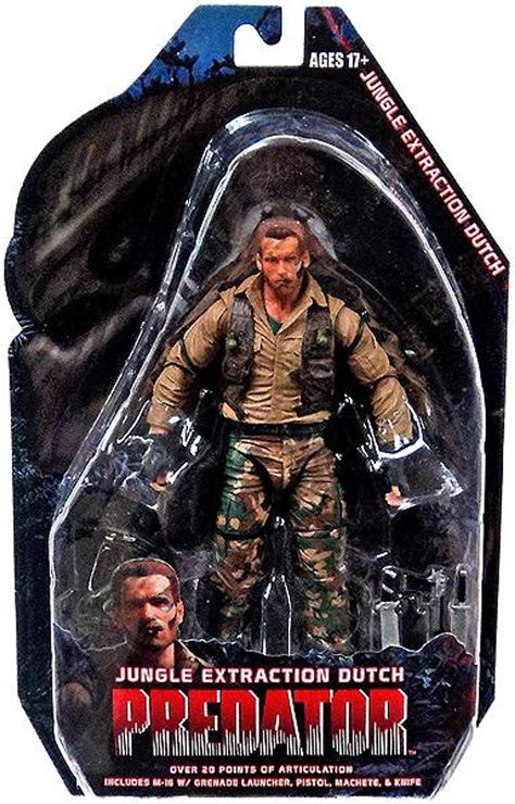 NECA Predator Series 8 Jungle Extraction Dutch 7 Action Figure - ToyWiz