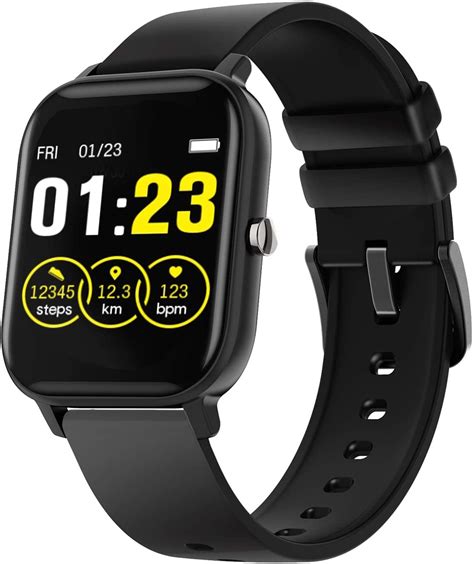 Android Smart Watch, iPhone Compatible Smartwatch for Women Men Fitness Tracker with Heart Rate ...