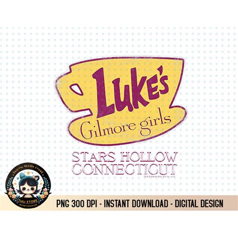 Gilmore Girls Luke s Connecticut Logo png, digital print - Inspire Uplift