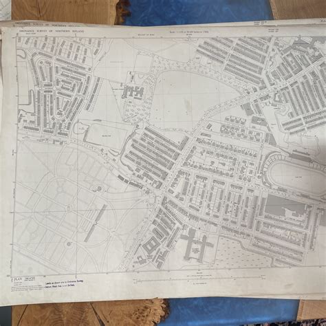 Vintage Ordnance Survey Map of Falls Road - OTSE