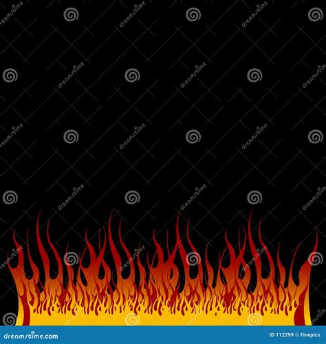 Hells Flames stock illustration. Illustration of melt, harley - 112299