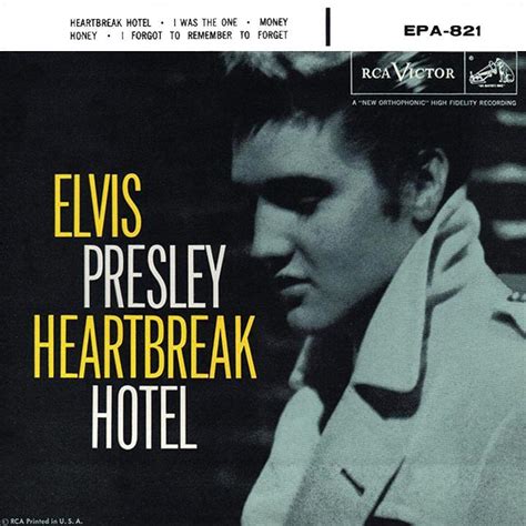 1956 RCA Elvis Presley Release, "Heartbreak Hotel" - Elvis Presley ...