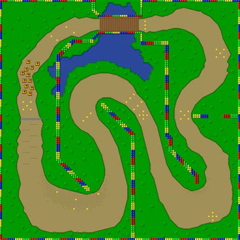 Image - SNES Donut Plains 1.png | Mario Kart Racing Wiki | FANDOM ...