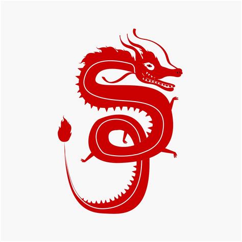 Chinese dragon zodiac sign | Free vector - 591975