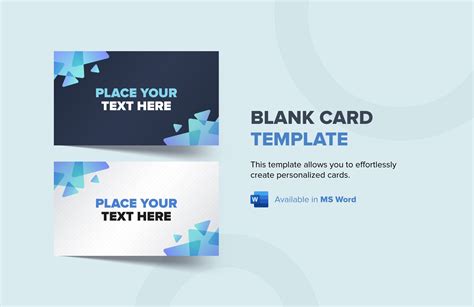 Basic Blank ID Card Template in Pages, Word, Publisher - Download ...