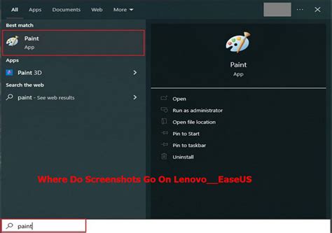 Screenshot Location – Where Do Screenshots Go on Lenovo- EaseUS