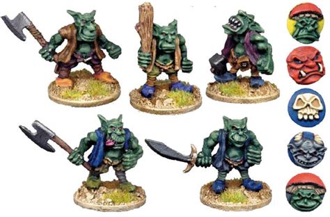 GOB017 - Goblins with Hand Weapons 3 – WarmongerMiniatures