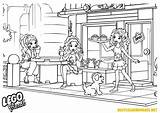 Lego Friends Cafe Coloring Page  Free Printable coloring Pages sketch template