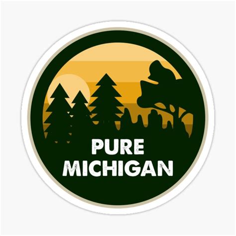 Pure Michigan Stickers | Redbubble