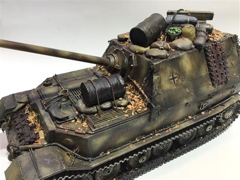 The Elefant in the room- 1/35 Tamiya Elefant tank destroyer : r/modelmakers