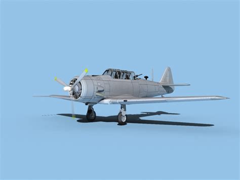 3D model at-6 texan north american - TurboSquid 1489326