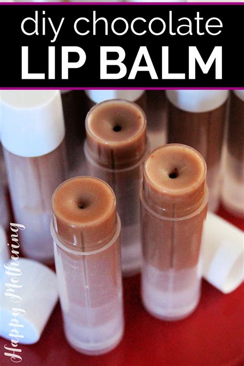 DIY Chocolate Lip Balm - Happy Mothering