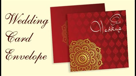 Coreldraw Tutorial - Wedding Card Envelope Design - YouTube