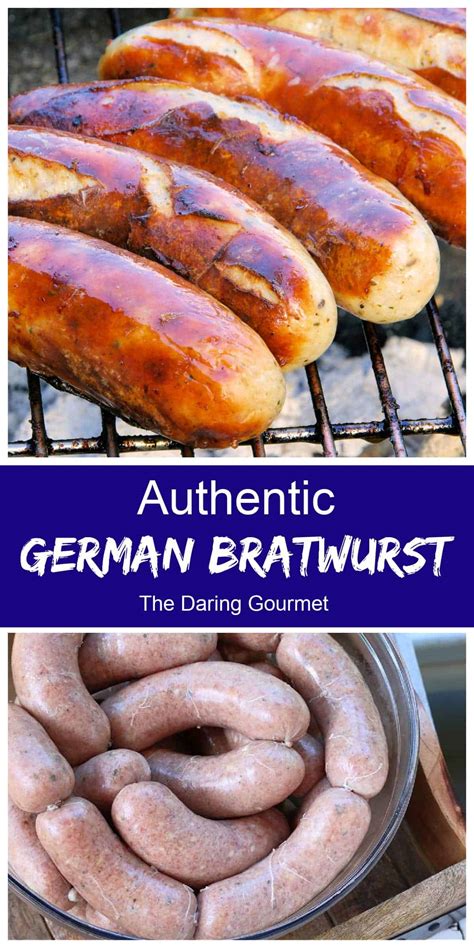 Homemade German Bratwurst - The Daring Gourmet