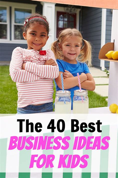 The 42 Best Business Ideas for Kids - Beyond the Lemonade Stand! | Business for kids ...