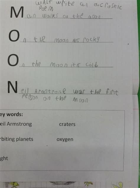 Acrostic Poems