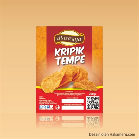 Desain Kemasan Keripik Tempe - IMAGESEE