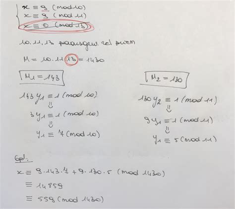 number theory - Congruence equal to zero in chinese remainder theorem - Mathematics Stack Exchange