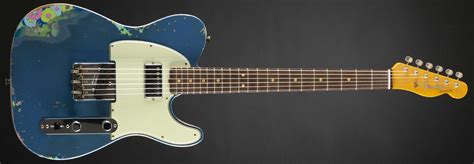 Fender '60s Telecaster SH Heavy Relic Aged Lake Placid Blue over Blue Flower | MUSIC STORE ...