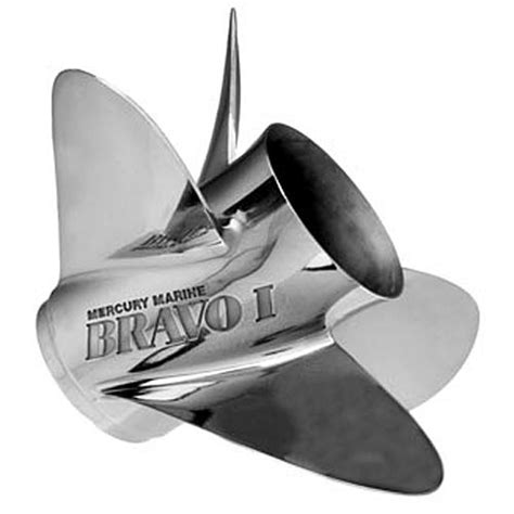 Mercury Marine Bravo 1 Four Blade Stainless Propellers | Poco Marine ...