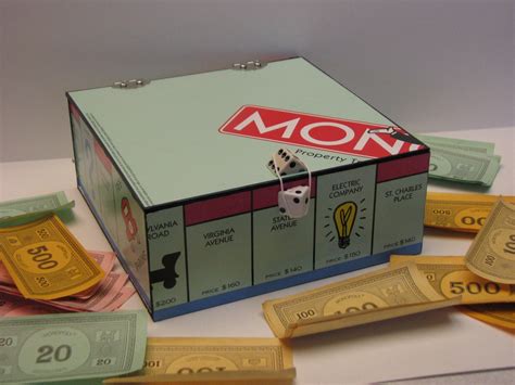 Monopoly Game Board Storage Box by LovinTheWhimsy on Etsy