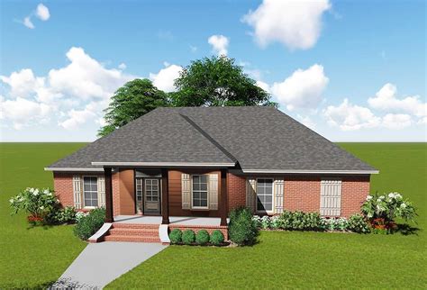 Plan 83875JW: Acadian House Plan with Safe Room | Acadian house plans ...