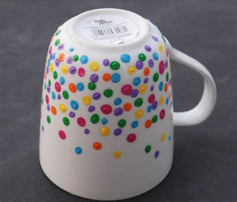 DIY Polka Dot Mug | Endlessly Inspired