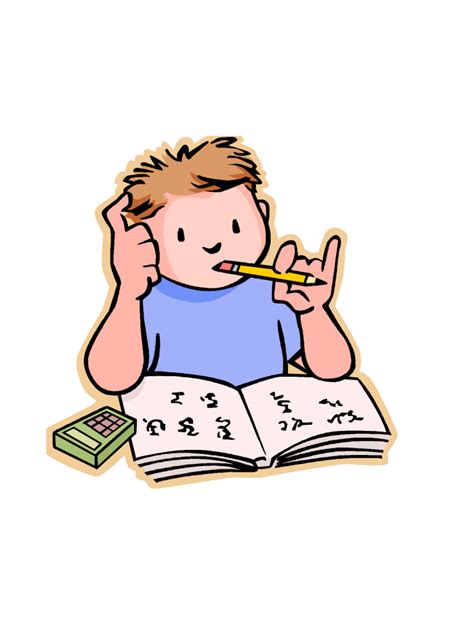 Doing homework clipart 2 - WikiClipArt