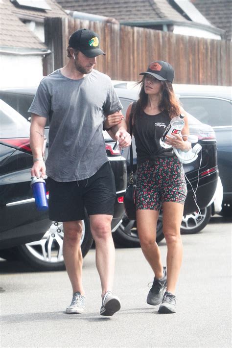 SARAH SHAHI and Adam Demos at a Gym in Los Angeles 10/04/2021 – HawtCelebs