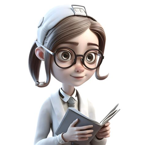 Cute Doctor Women with Dedication Hardworking and Focused Characters ...