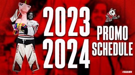 IceDogs Announce 2023-2024 Promotional Schedule - Niagara IceDogs