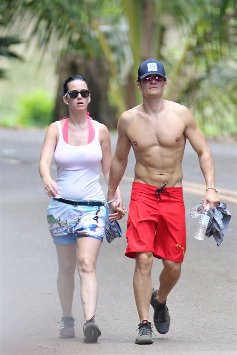 Katy Perry and Orlando Bloom - Hiking in Hawaii, February 2016 • CelebMafia